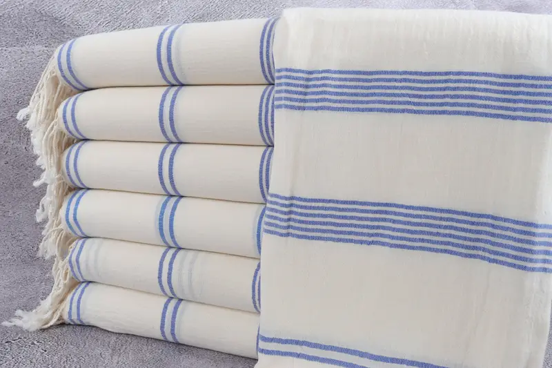 Merry Christmas Gifts, Personalized Gift, 80x36 Cotton Striped Towel, Florida Bachelorette Party Favors, Travel towel, Personalized Wedding Gift - 1