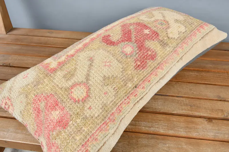 Antique Pillows, 12x24 Green Cushion, Turkish Kilim Pillow, Pillow Sham, Nautical Throw Pillow Cover, Indoor Pillow Cover, Gift Pillow - 2