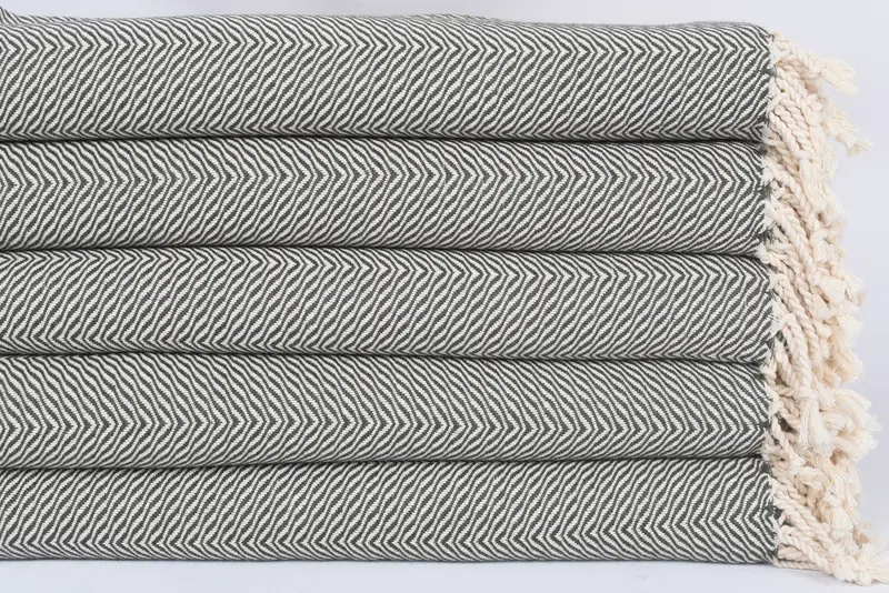 Xmas Gifts, Quick-dry peshtemal, Personalized Bridesmaid Gift, Miami Bachelorette Party Favors, 70x40 Cotton Chevron Towel, Personalized Towel - 3