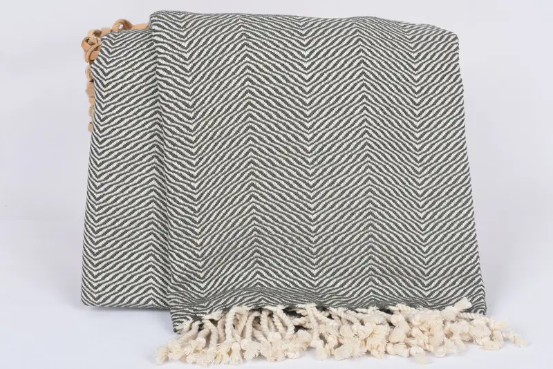 Xmas Gifts, Quick-dry peshtemal, Personalized Bridesmaid Gift, Miami Bachelorette Party Favors, 70x40 Cotton Chevron Towel, Personalized Towel - 5