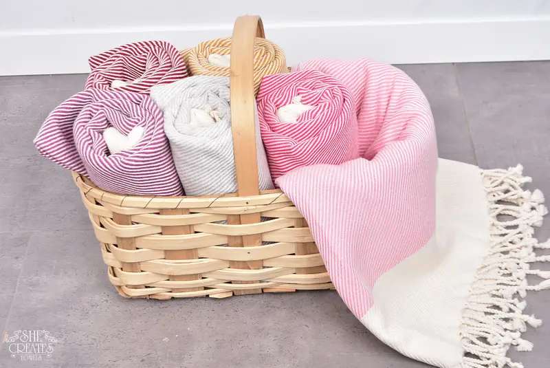 Beach towel, Beach Towel Gift, Bachelorette Party Gifts, 70x40 Cotton Striped Towel, Custom Bath Towel, Scarf Towel, Wedding Day Gift For Bride - 7