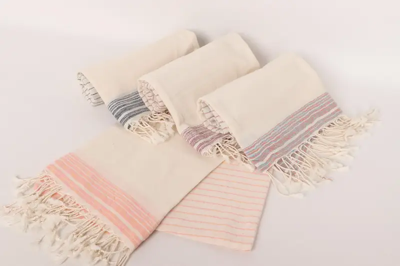 Personalized Gift, Custom Wedding Gift, 68x36 Cotton Striped Towel, Sand-resistant Turkish towel for the beach, Gift For Mom, Sand-free towel - 5