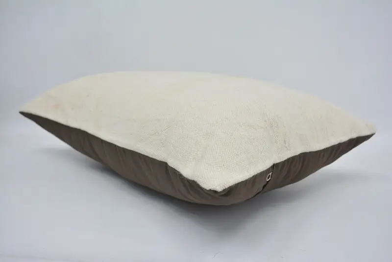Boho Yastığı, 16x24 Beyaz Yastık Kapağı, Ikat Yastık Sham, Yastık Sham, Antika Yastıklar, Boho Atma Yastığı Kapağı, Vintage Kilim Atma Yastığı - 6