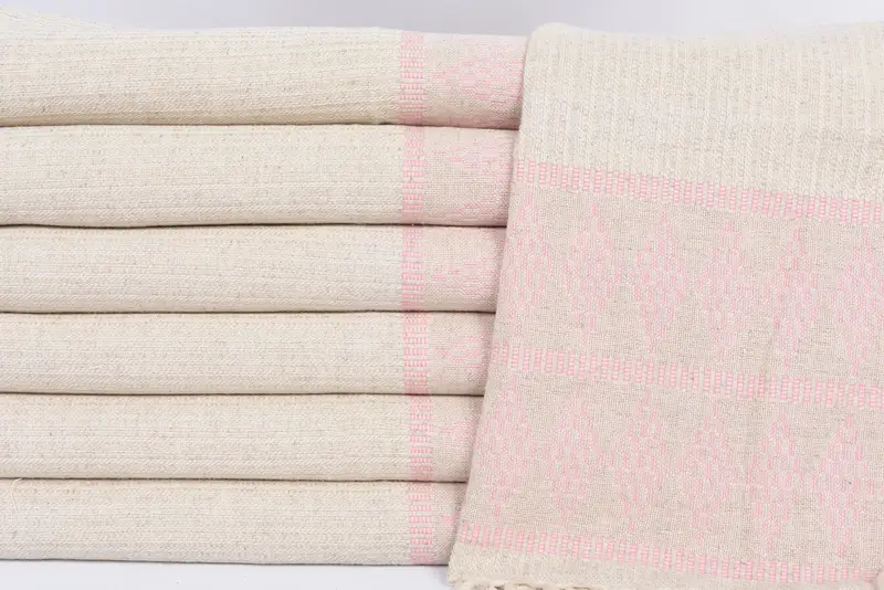 Monogrammed Hand Towel, Personalized Gifts, Best Friend Gift, Bridesmaid Gift Towel, Monogram Kitchen Towel, 40x20 Linen Kilim Design Towel - 2
