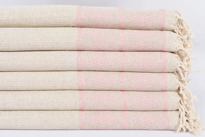 Monogrammed Hand Towel, Personalized Gifts, Best Friend Gift, Bridesmaid Gift Towel, Monogram Kitchen Towel, 40x20 Linen Kilim Design Towel - 3