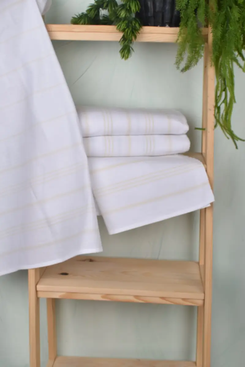 40x24 Cotton Striped Towel, Personalized Dish Towel, Summer Gift, Best Wedding Gift, Spa Gift, Personalized Kitchen Towel, Gym Towel, Wedding Gift - 6