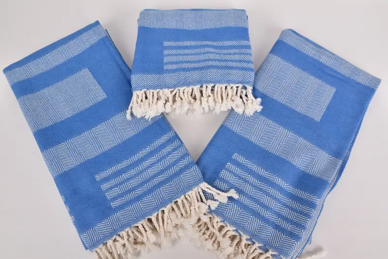 Peshtemal Towel, Bachelorette Party Favor, Extra large Turkish bath towel, Turkish hand towel, Monogram Turkish Towel, 68x38 Cotton Chevron Towel - 6