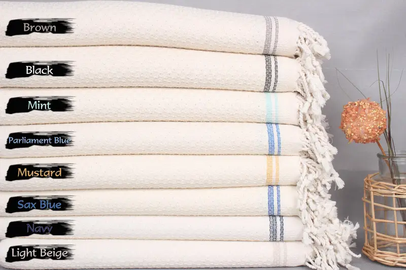 Bachelor Bachelorette Party Favors, Bath towel, Wedding Gifts Towel, Embroidery Towels, 68x36 Cotton Striped Towel, Bachelorette Favors Beach - 2