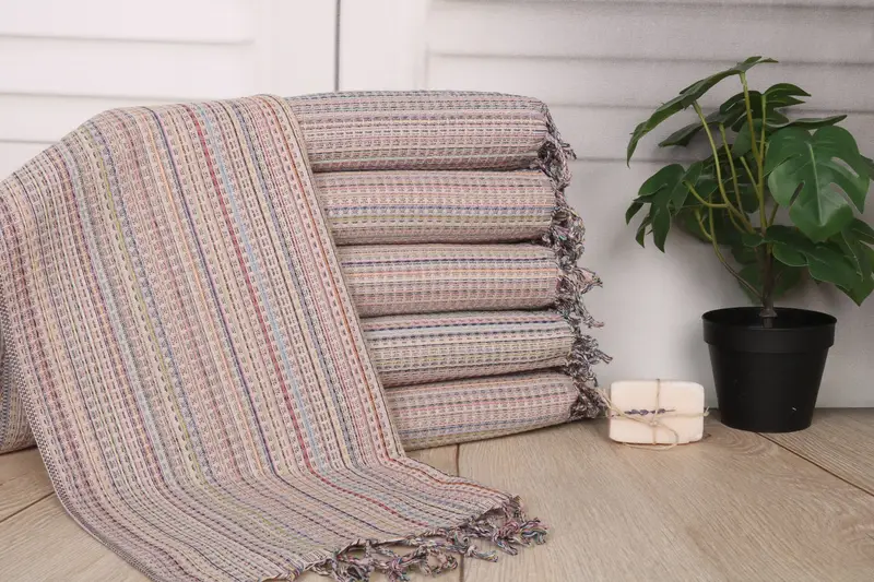 Turkish Hand Towel, Embroidery Towels, Bathroom Towels, Turkish Towel Hand Towel, Custom Name Towel, Organic Towel, 38x18 Cotton Geometric Towel - 1