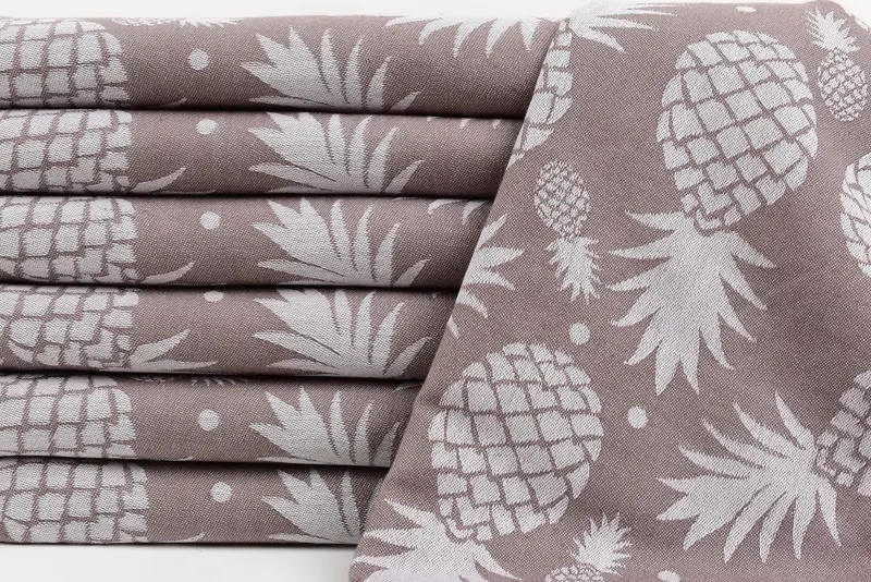 Quick-dry towel, Scarf Towel, Bachelorette Party Favors, 70x36 Cotton Pineapple Design Towel, Best Friend Christmas Gift, Personalized Turkish Towel - 2