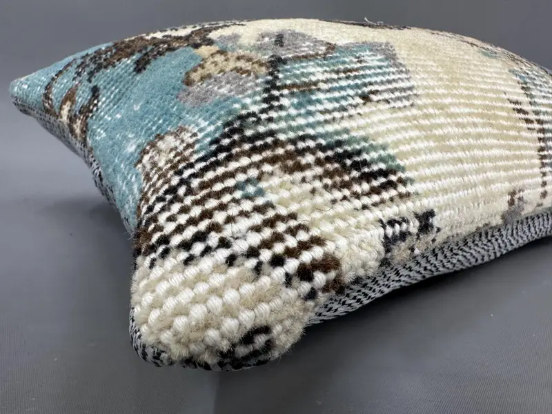 Pillow for Sofa, Kilim Pillow, Cushion Case, 12x20 Beige Cushion, Outdoor Patio Pillow Case, Turkish Pillow, Christmas Pillow Case - 6