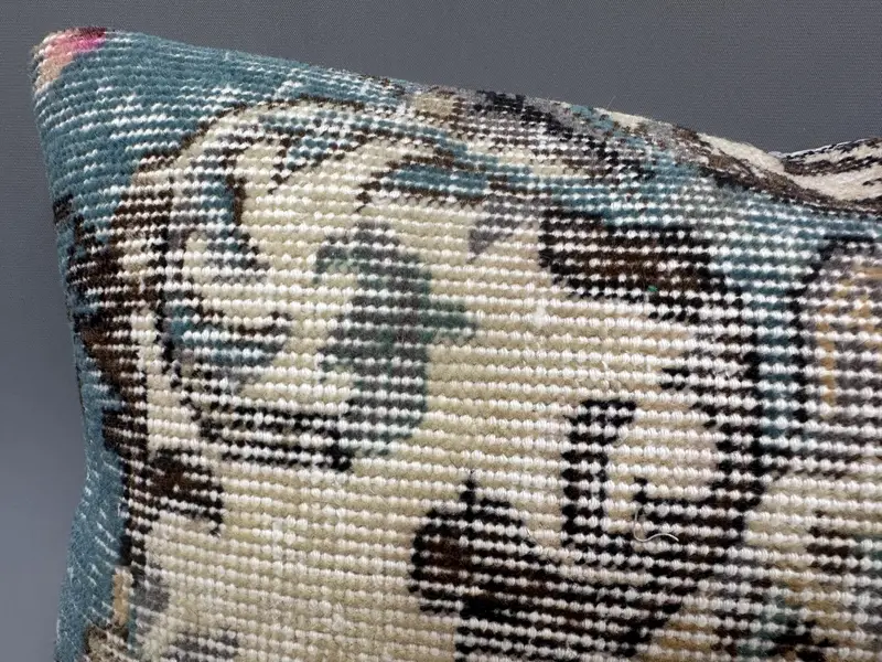 Pillow for Sofa, Kilim Pillow, Cushion Case, 12x20 Beige Cushion, Outdoor Patio Pillow Case, Turkish Pillow, Christmas Pillow Case - 5