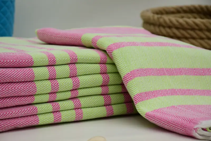 64x40 Cotton Chevron Towel, Bachelor Gifts, Cancun Bachelorette Party Gift Ideas, Peshtemal, Travel Towel, Bachelorette Party Favors, Handmade Gift - 2