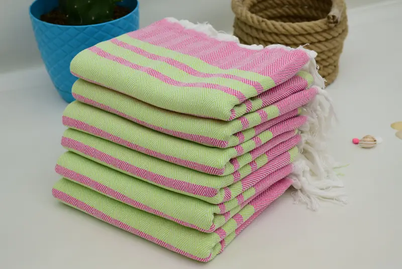 64x40 Cotton Chevron Towel, Bachelor Gifts, Cancun Bachelorette Party Gift Ideas, Peshtemal, Travel Towel, Bachelorette Party Favors, Handmade Gift - 5