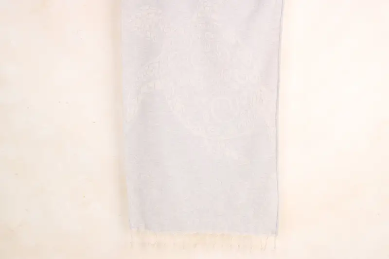 Personalized Kitchen Towel Light Gray Carretta Pattern, 18x36 Inches