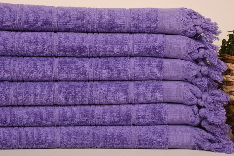 Damat hediyesi, plaj düğün lehine, seyahat havlusu, düğün hediyesi, küçük banyo havlu, düğün iyilikleri, 40x18 pamuklu çizgili havlu havlu - 2