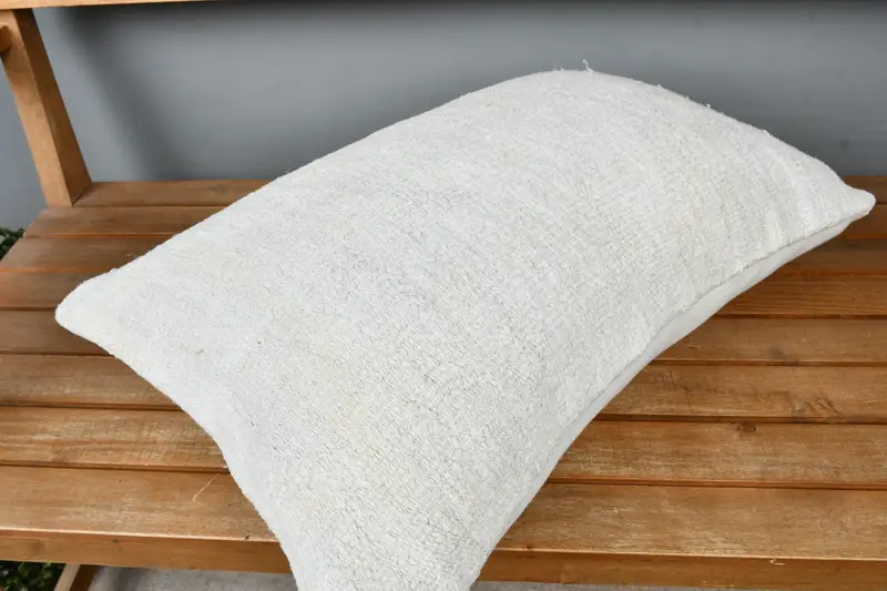 Pillow for Couch, 16x24 Beige Cushion Cover, Boho Throw Pillow, Cushion Case, Farmhouse Pillow Case, Turkish Pillow, Gift Pillow - 2