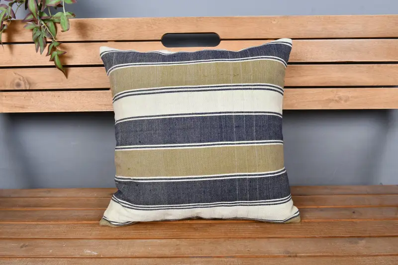 18x18 White Pillow, Decorative Pillow Cover, Bed Pillow, Interior Designer Pillow, Throw Kilim Pillow, Pillow for Sofa, Pillow Sham - 6