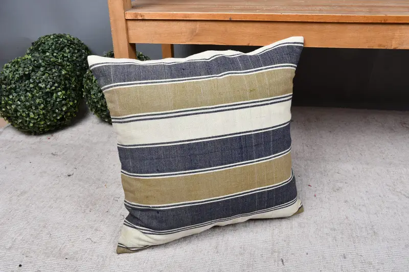 18x18 White Pillow, Decorative Pillow Cover, Bed Pillow, Interior Designer Pillow, Throw Kilim Pillow, Pillow for Sofa, Pillow Sham - 7