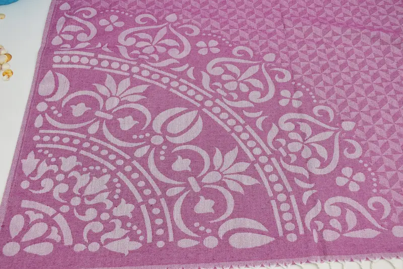 Wedding For Favor, Housewarming Gift, 70x40 Cotton Round Design Towel, Peshtemal Towel, Bachelorette Party Gifts Bridesmaids, Best Beach Towel - 7