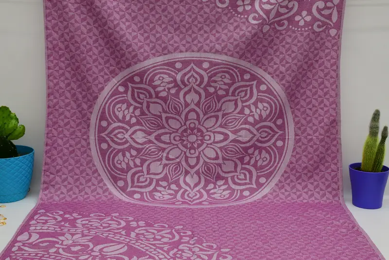 Wedding For Favor, Housewarming Gift, 70x40 Cotton Round Design Towel, Peshtemal Towel, Bachelorette Party Gifts Bridesmaids, Best Beach Towel - 1