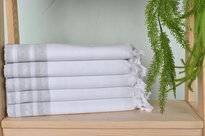 Bachelorette Party Gift, 70x40 Cotton Striped Towel, Turkish towel bulk order for wedding gifts, Custom Wedding Gifts, Organic towel, Gift For Mom - 2