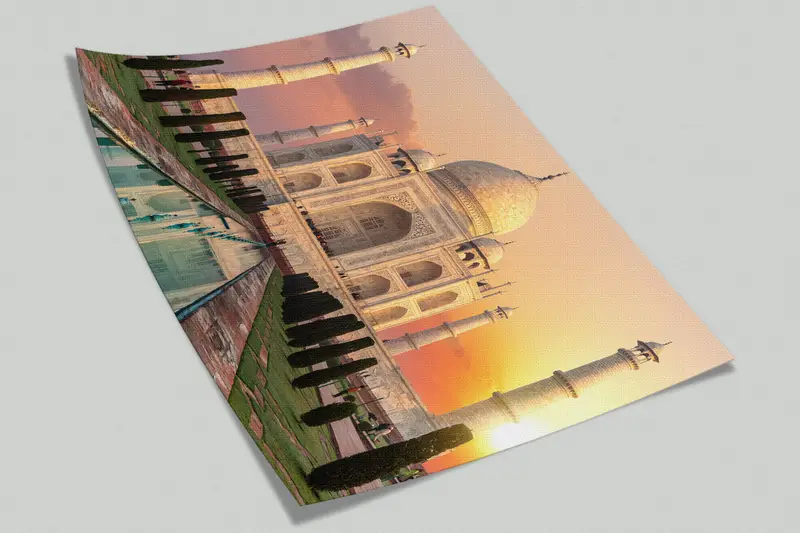 Indian Wall Paper, Sunset Wall Poster, Seven Wonders Wall Paper, View Wall Art, Landscape Wall Mural, Indian Architecture Wall Print, - 8