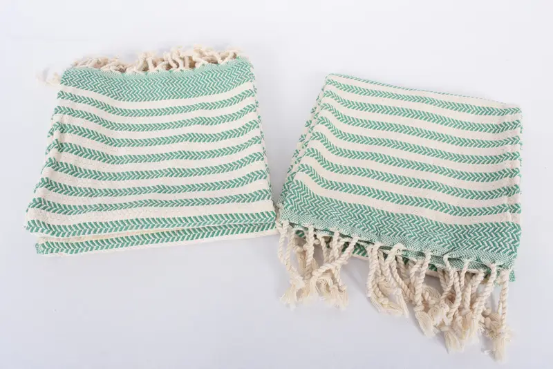 Bridesmaid Proposal Gift, Organic Towel, Monogrammed Hand Towel, Personalized Kitchen Towel, 40x18 Cotton Chevron Towel, Turkish Towel Hand Towel - 7