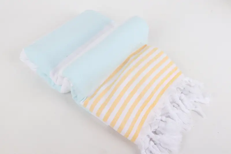 Sand-resistant towel, Best Beach Towel, 68x36 Cotton Striped Terry Towel, Gift For Bride, Turkish Towel USA, Florida Bachelorette Party Favors - 6