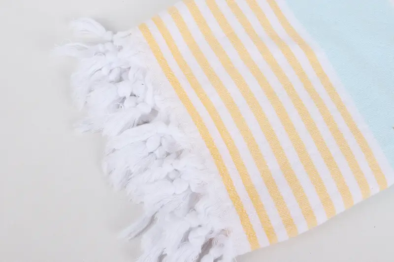 Sand-resistant towel, Best Beach Towel, 68x36 Cotton Striped Terry Towel, Gift For Bride, Turkish Towel USA, Florida Bachelorette Party Favors - 7
