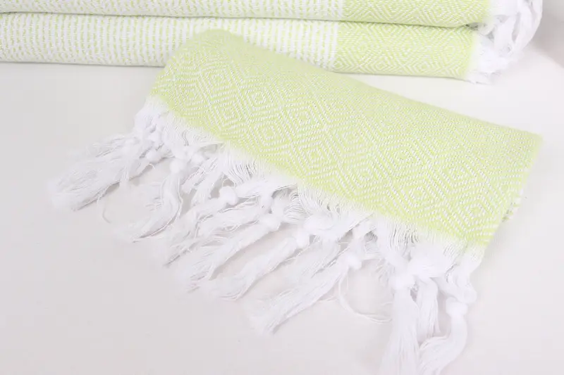 40x18 Cotton Diamond Towel, Personalized Hand Towel, Bathroom Towels, Family Gift, Personalized Dish Towel, Guest Towel, Best Friend Wedding Gift - 4