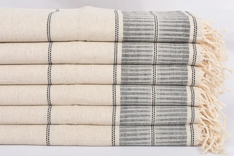 40x20 Keten Çizgili Havlu, Banyo Havlusu, Spor Salları, Anıt Hediyesi, Kişiselleştirilmiş Mutfak Havlu, El Yapımı Hediye, Spa Havlu, Kişiselleştirilmiş Hediyeler - 3