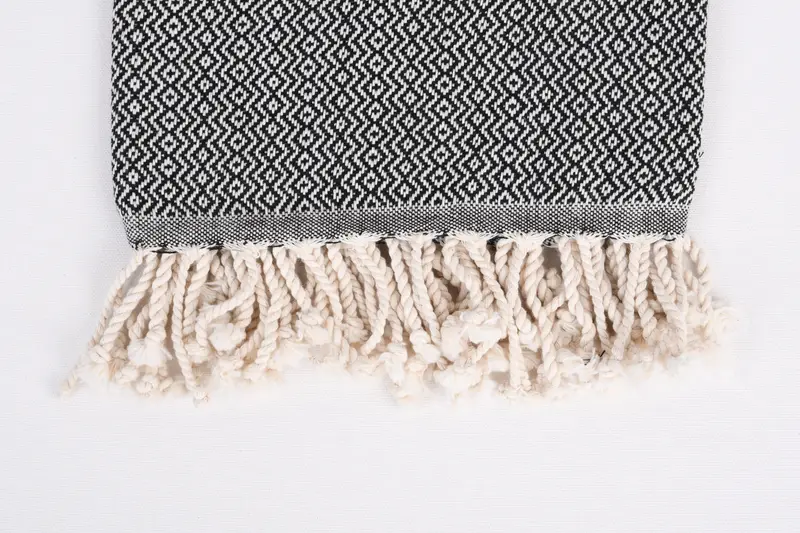 Quick-drying cotton Turkish beach towel, 70x40 Cotton Diamond Towel, Bachelorette Party Decorations, Wedding Favors, Turkish towel, Bride Gift - 3