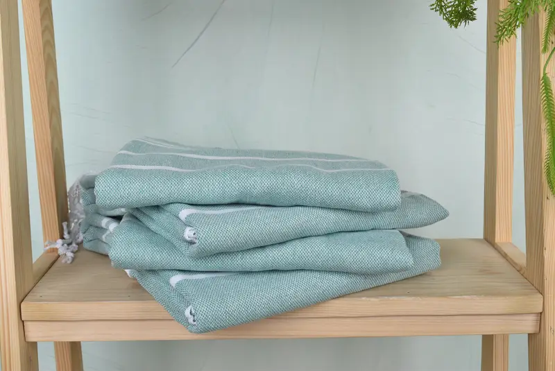 Personalized Towel, 70x40 Cotton Striped Towel, Handmade Turkish Towel, Custom Wedding Gift, Bridesmaid Gifts Personalized, Fouta towel, Pool Towels - 7