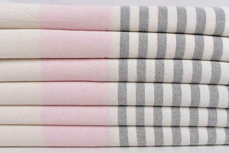 Bridesmaid Gifts, 36x18 Cotton Striped Terry Towel, Gift For Best Friend, Personalized Dish Towel, Bridal Shower Favors, Monogrammed Hand Towel - 2