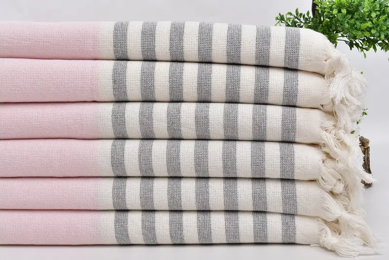 Bridesmaid Gifts, 36x18 Cotton Striped Terry Towel, Gift For Best Friend, Personalized Dish Towel, Bridal Shower Favors, Monogrammed Hand Towel - 3