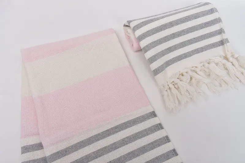 Bridesmaid Gifts, 36x18 Cotton Striped Terry Towel, Gift For Best Friend, Personalized Dish Towel, Bridal Shower Favors, Monogrammed Hand Towel - 7