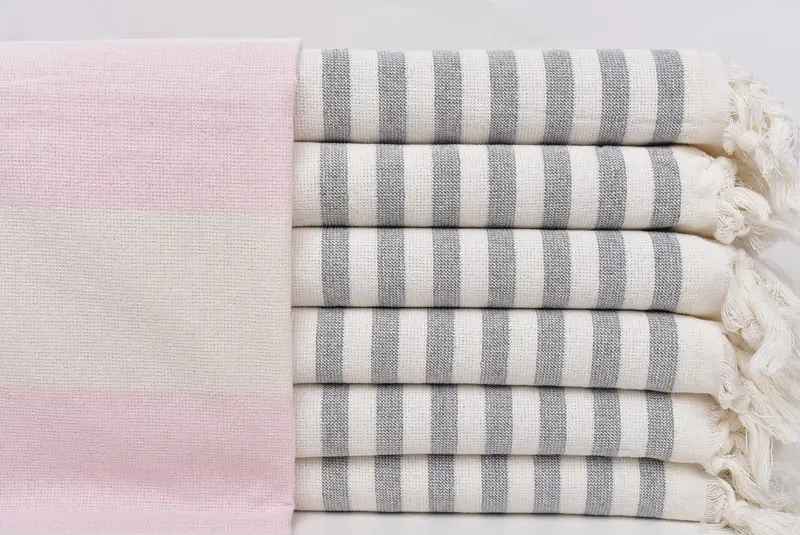 Bridesmaid Gifts, 36x18 Cotton Striped Terry Towel, Gift For Best Friend, Personalized Dish Towel, Bridal Shower Favors, Monogrammed Hand Towel - 1