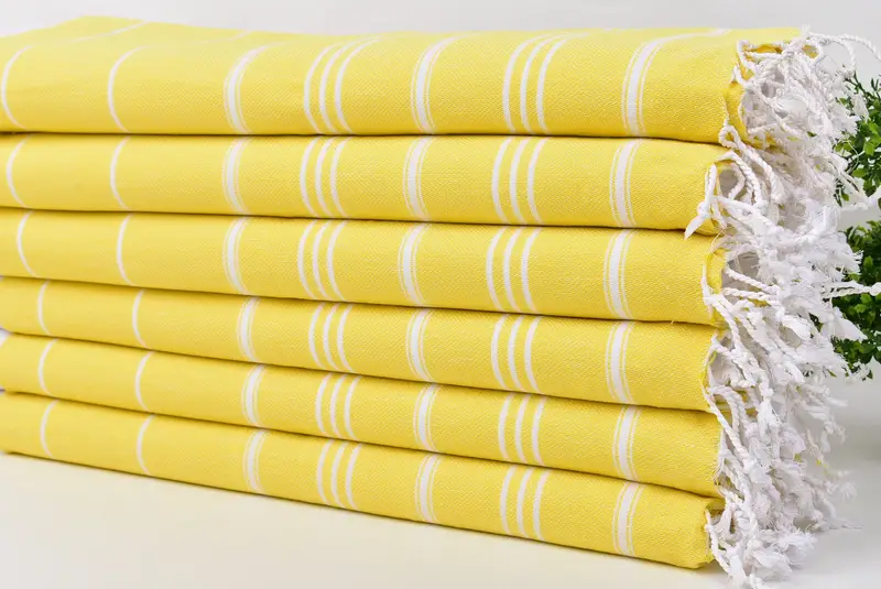 Wedding Favors, Turkish Tea Towel, Guest Towel, Maid Of Honor Gift, 40x24 Cotton Striped Towel, Custom Turkish Towel, Personalized Gifts, Gym Towel - 3