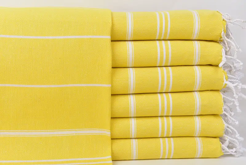 Wedding Favors, Turkish Tea Towel, Guest Towel, Maid Of Honor Gift, 40x24 Cotton Striped Towel, Custom Turkish Towel, Personalized Gifts, Gym Towel - 1