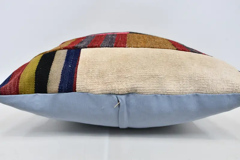 28x28 Brown Pillow, Throw Kilim Pillow, Luxury Cushion Cover, Pillow, Vintage Kilim Pillow Cushion Cover, Antique Pillows, Gift Pillow - 6