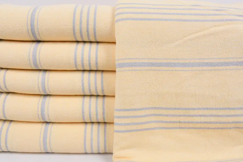 Gym Towel, Gift Towel, Bridesmaid Gifts, 70x36 Cotton Striped Terry Towel, Personalized Beach Towel, Housewarming Gift, Turkish Towel Beach - 1