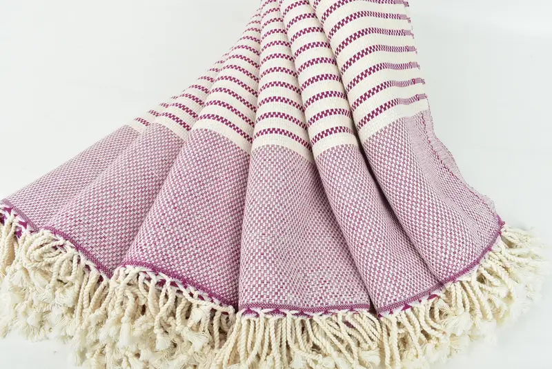 Gift For Him, Quick-dry towel, Turkish hand towel, 76x40 Cotton Striped Towel, Soft and absorbent Turkish towel, Valentines Day Gift, Spa Towel - 4