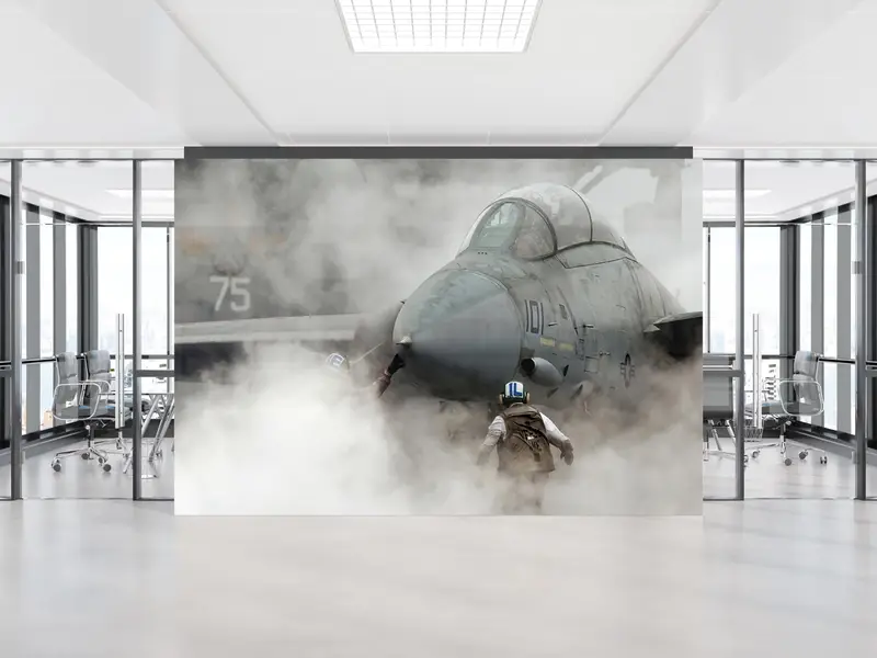 Wall Covering, Plane Wall Stickers, Layered Paper Art, Man Cave Wall Painting, Jet Digital Paper, Modern Wall Poster, Paper Wall Art, - 13