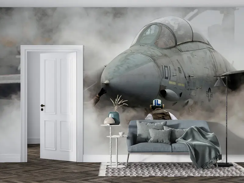 Wall Covering, Plane Wall Stickers, Layered Paper Art, Man Cave Wall Painting, Jet Digital Paper, Modern Wall Poster, Paper Wall Art, - 5