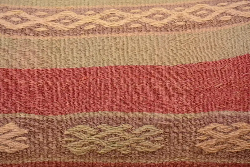 Antique Pillows, Southwestern Cushion Case, Bed Cushion, Pillow Sham, Authentic Pillow Sham, Kilim Pillow Cover, 12x36 Red Pillow Case, Kilim Pillow - 3