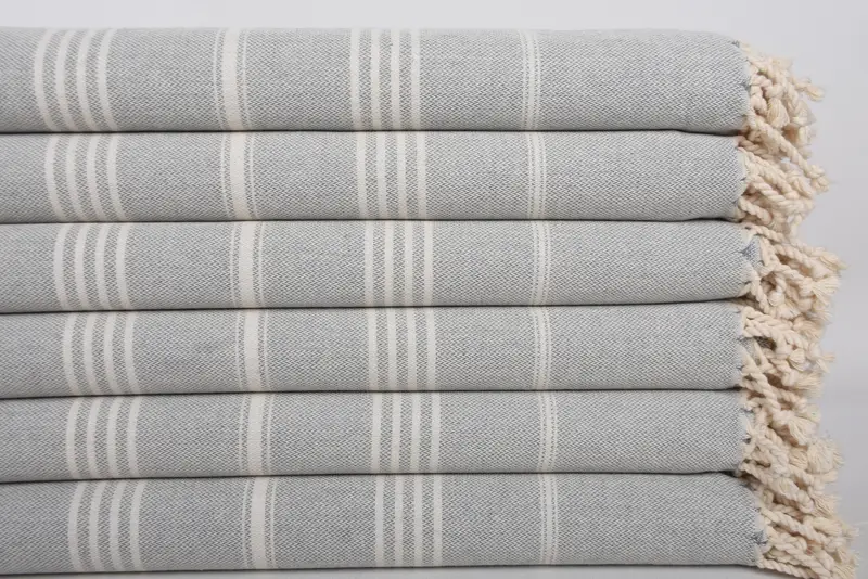Yoga Towel, Personalized Gifts, 68x40 Cotton Striped Towel, Luxury Turkish Bath Towel, Lightweight towel, Bachelorette Party Gift, Birthday Gift - 3