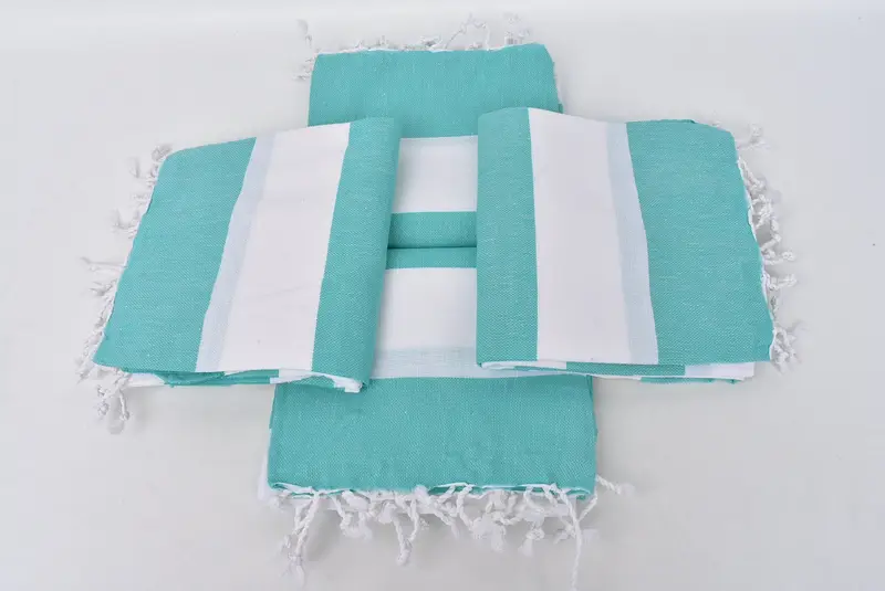 Bachelorette Party Favors Beach, Quick-Dry Beach Towel, Turkish towel, 70x40 Cotton Striped Towel, Turkish Bath Towel Set, Embroidered Towel - 6