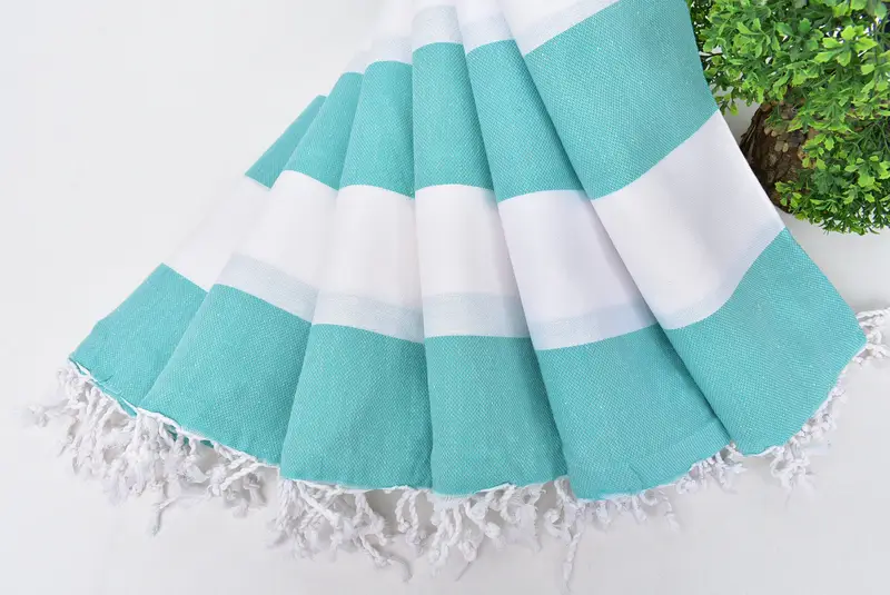 Bachelorette Party Favors Beach, Quick-Dry Beach Towel, Turkish towel, 70x40 Cotton Striped Towel, Turkish Bath Towel Set, Embroidered Towel - 4