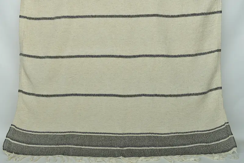 Regalo hecho a mano, toalla de yoga, juego de toallas turcas, regalo de la madre del novio, regalo de dama de honor personalizado, toalla a rayas de lino 70x36, toalla de playa - 8